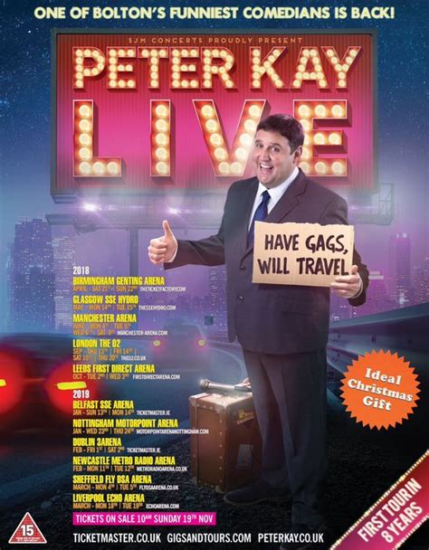 peter kay tour dates 2018 uk